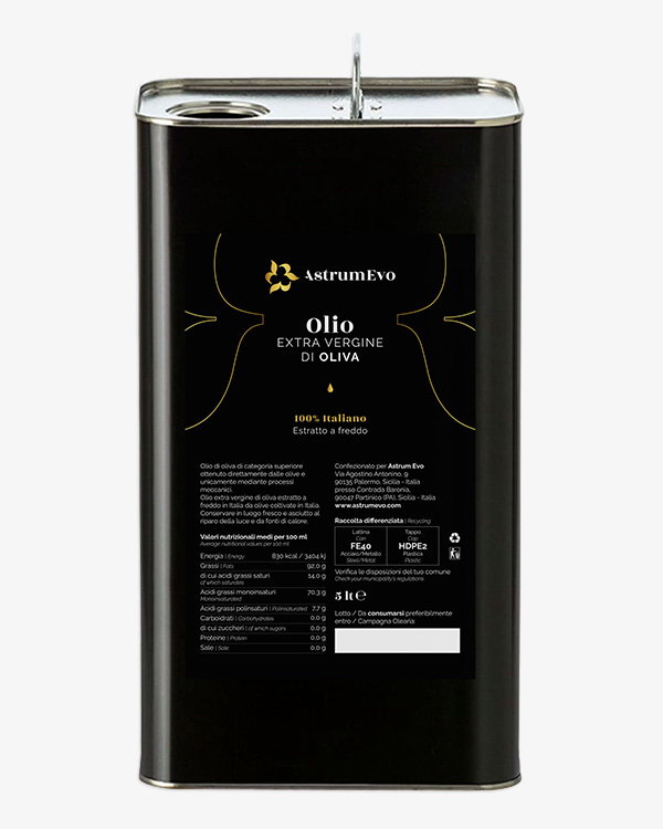 Astrum Evo olio in latta 5 lt frantoio vendita online