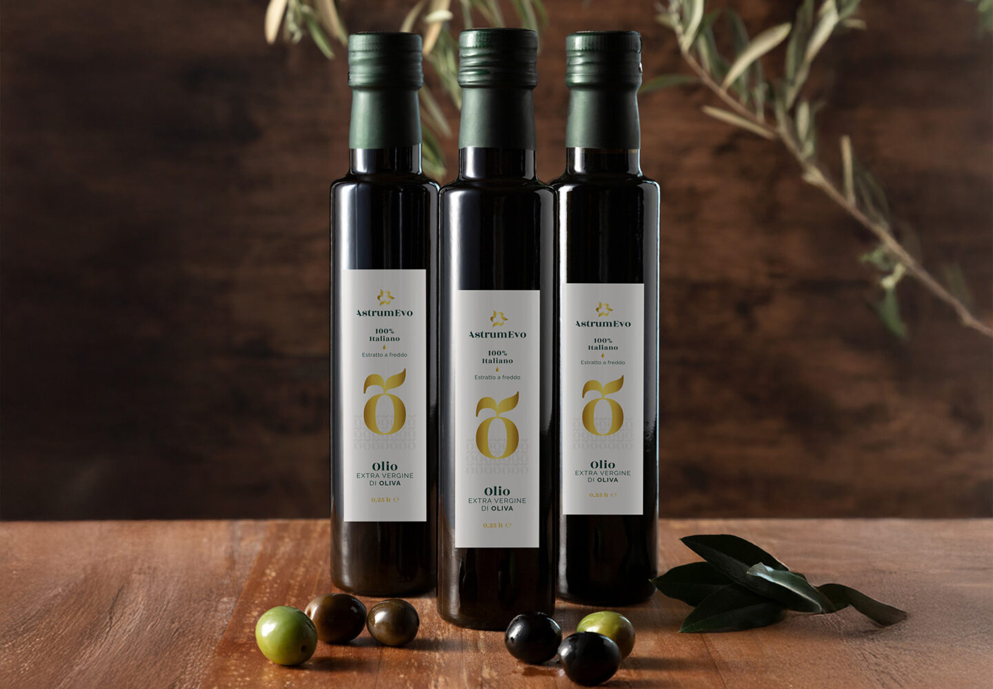 Imbottigliamento olio extra vergine di oliva Astrum Evo